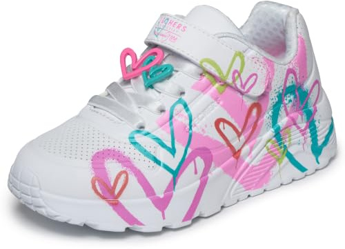 Skechers Mädchen UNO Lite Heart StatusSneaker