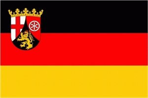 Rheinland Pfalz Fahne Flagge Grösse 90x60cm - FRIP –Versand®