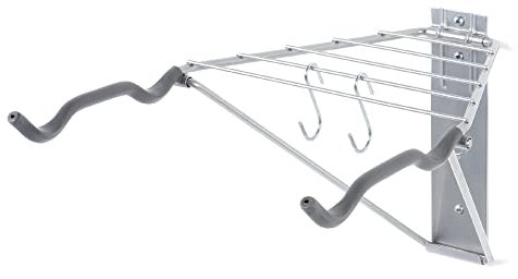 Delta Cycle - Pablo Two Bike Rack for Garage, Apartment, Home or Office - Includes Handy Shelf - Holds up to 29.5 kgs One Size