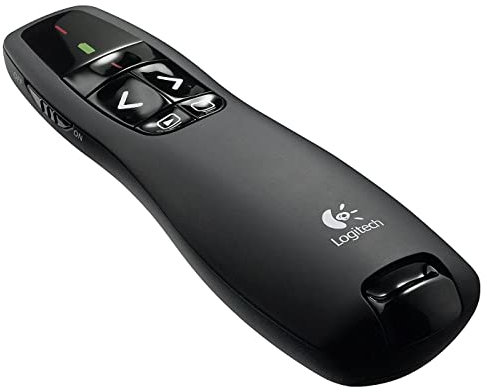 Logitech R400 Wireless Presenter RF Black, 910-001354