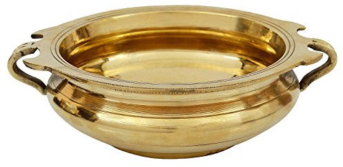 Brass Urli Traditional Bowl Vessel for Home Decor Dia - 6 inch