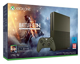 Xbox One S 1 TB Konsole - Battlefield 1 Special Edition Bundle