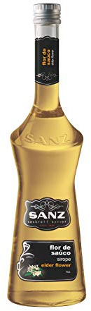 Holunderblütensirup Sanz, Cocktailsirup, alkoholfrei, 70 cl