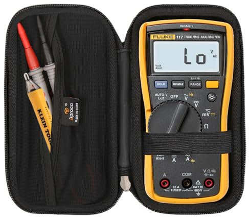 Aproca Hard Travel Storage Case for Fluke 117/115 Electricians True RMS Multimeter