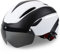 KINGLEAD Fahrradhelm,Fahrradhelm mit Magnetische Schutzbrille Fahrradhelme Einstellbarer Radhelm Rennradhelm für Erwachsenen Herren Damen Fahrradhelm MTB Mountainbike Helm