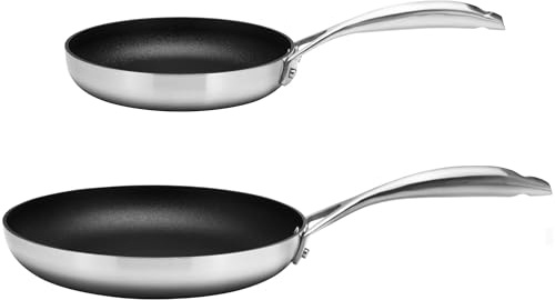 SCANPAN CS+ Pfannen-Set 2-tlg., 20+26 cm, Stratanium+, 5-Schicht, Edelstahl