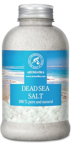 AROMATIKA trust the power of nature Totes Meer Salz 500g - Naturrein Meer Salz - Therapie Reich & Mineralsalzen - Badesalz und Saunasalz für Guten Schlaf - Stressabbau - Baden