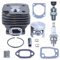 Adefol 52 mm Cilindro Pistón Cojinete de Agujas Kit para Husqvarna 268272 272XP 268XP 61 268K Motosierra con Válvula de descompresión Bujía Junta del silenciador
