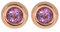 Ohrstecker mit Pink Amethyst ca. 0,60 ct. rosèvergoldet