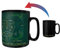 Harry Potter Himmlische Hogwarts Häuser Slytherin Sortierhut Morphing Mugs wärmeempfindliche ClueTasse Vollbild offenbart wenn heiße Flüssigkeit hinzugefügt wird 473 ml großes Trinkgeschirr