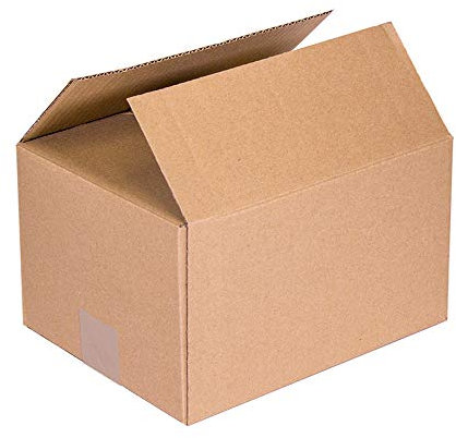Pack de 20 boîtes en carton renforcé avec dimensions 40x30x20 cm et simple cannelure - Fabriquées en l´UE avec du carton recyclé, résistantes aux envois, au stockage et aux déménagements