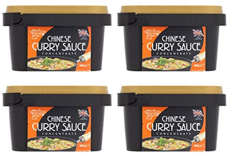 Hello Oriental Lot de 4 pots de pâte à sauce au curry chinoise 405 g