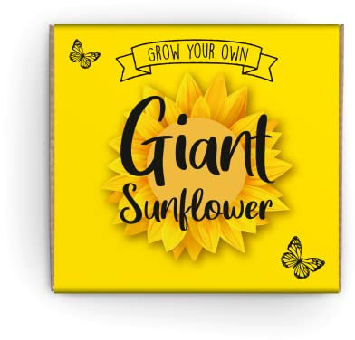 Grow Your Own Sunflower Kit Mamouth Edition - Complete Beginner Starter Kit | Easy Instructions | Made in UK | Perfect Gardening Gift for Any Occasion
