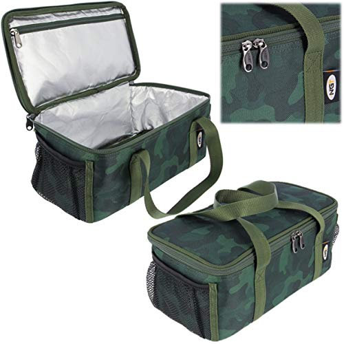 NGT Camo Angelzubehör, isoliert, für Lebensmittel, Kühltasche, Karpfen, grobes Angelzubehör