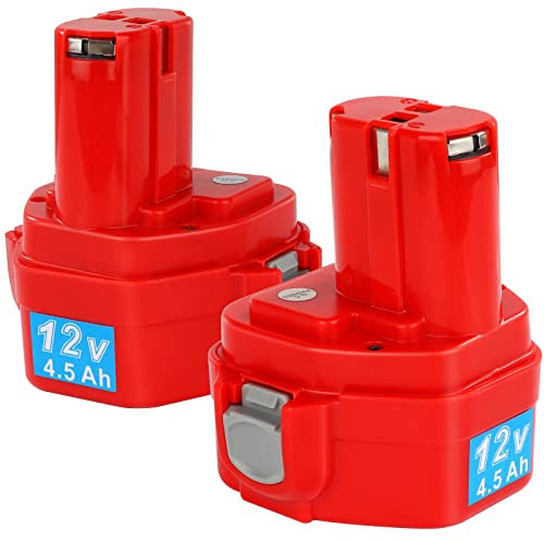 2 Stück 4500mAh NI-Mh Ersatzakku für Makita 12V Akku 1222 1220 1233 1234 1235 1235B 1235F 1050D 4013D PA12 für Makita Werkzeug Ersatzakku