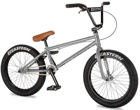 Eastern Bikes Traildigger 20-Zoll BMX-Fahrrad, Voll Leichter Chromoly-Rahmen und Gabelschaft (Grau)