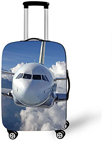 Morbuy Elastisch Kofferhülle Kofferschutzhülle Anti-Kratzer Staubdicht Kofferüberzug Luggage Protector Cover Kofferbezug Reisekofferabdeckung (I,L)