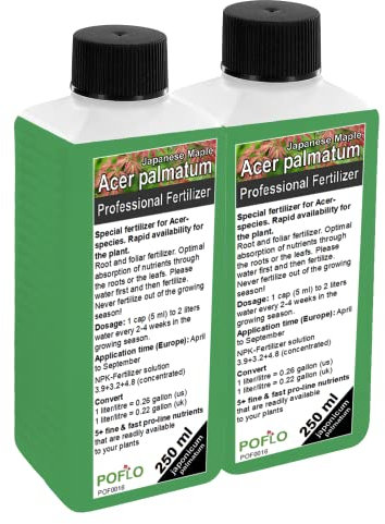 Fertilizzante per acero giapponese POFLO - Split Maple - Hightech NPK - 500ml