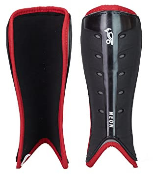 KOOKABURRA Neon Hockey Schienbeinschoner, Schwarz, XXS