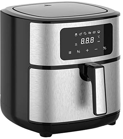 Friggitrici 8L Fryer Air Fryer Forno A Frittura Elettrica Smart Multifunzionale, 1500 W Tocco Intelligente Luce E Compatta