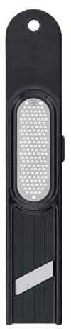 Râpe à gingembre 3 en 1 Microplane | Un seul ustensile pour râper, éplucher et trancher le gingembre |Lame fine ultra-affûtée en acier inoxydable |Lame tranchante à émincer| Accessoire de poche