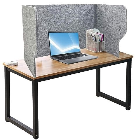 SAGIDAR Akustische Trennwände Freistehend, Büro Desktop Schallwand, Faltbar Trennwand 60/80/100cm, Tragbar Leicht, Für Computer/Schreibtisch/Wohnzimmer, Optimiert Die Raumakustik