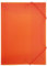 RAYLU PAPER - Ordner mit elastischen Gummibändern und Klappen, A4, Dokumentenmappe für Büro und Schule, aus 100% recycelbarem Polypropylen (A4, Orange)