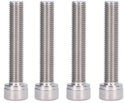 4 Pièces Boulons, Vis à Tête Creuse à Boulon Hexagonal, Vis à Tête Creuse En Acier Inoxydable A2 Vis De Fixation à Pas Fin De 1,25 Mm Matériel De Boulon Hexagonal à Pas Fin(M10*55)