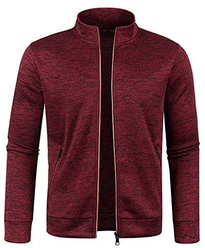 Sweatjacke Herren Stilvoller Slim Fit, Sale Übergangsjacke Weich Bequem, Winterjacke Mit Langen Ärmeln Und Reißverschluss, Mantel Dünner Samtoberseite, Günstig Strickjacke Hochwertiger