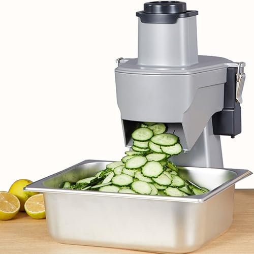 Electric Vegetable Chopper 4 in 1 - Multifunctional Food Cutter, Mandoline Slicer, Cheese Grater - Fruit and Vegetable Slicer - Kitchen Gadget