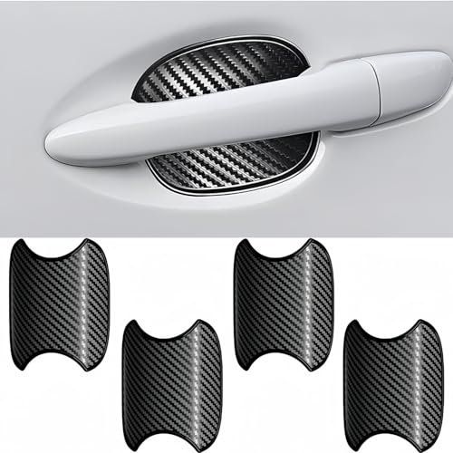 MEDZUK Kompatibel mit Skoda Kodiaq | Sportline 2024–2025 2026 Auto Türgriff Schutzfolie, Kratzfeste Lackschutzfolie Aufkleber Zubehör (4 Stücke)