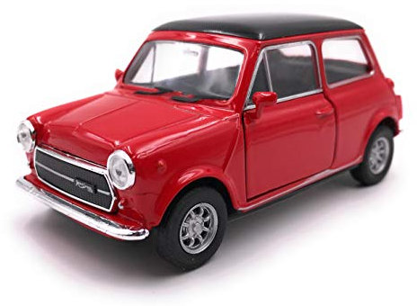 Onwomania Modellauto 1300 Oldtimer Rot Auto Maßstab 1:34-39 (lizensiert)