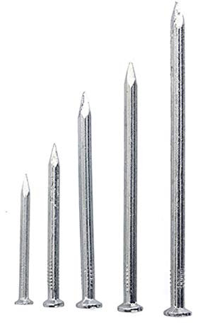 KXAOXGRC Clous pour Murs en Ciment, Clou Droit en Ciment, Clou en Acier Haute résistance, Clou Mural,(2.0 * 20mm (8 Points))