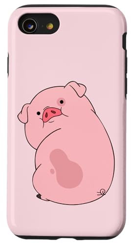 Hülle für iPhone SE (2020) / 7 / 8 Disney Channel Gravity Falls Waddles the Pig