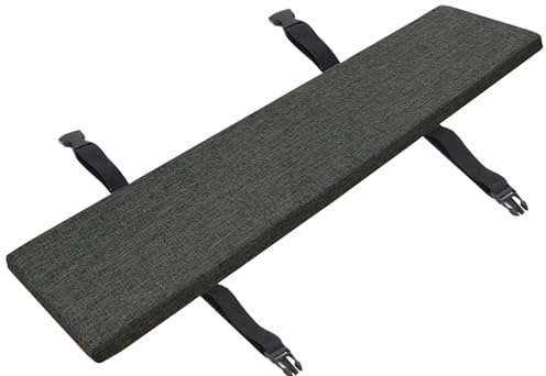 5cm Dick Outdoor Bankkissen Bankauflage Stuhlkissen 150cm/120cm/100cm/80cm/200cmX40/50CM,abnehmbarer Rutschfestes Bank Sitzkissen für Gartenbank, Terrasse, Esstisch, Bank, Drinnen(dunkelgrau,90x30x5cm