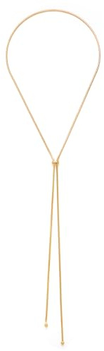 SHOFUL Gold Halskette für Damen, Y-Kette, verstellbar, goldfarben, lange Halsketten, modischer zierlicher Schmuck
