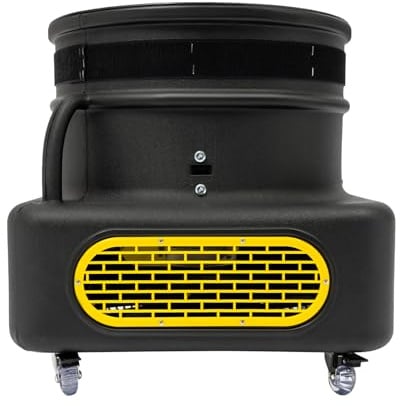 soudesileim 750W Luftgebläse für aufblasbare Puppentänzer bis 7m, Profi Party Gebläse mit 4 Rädern und 2800 RPM, für Werbetänzer, Hüpfburgen, Events und Geschäft Werbung (schwarz)