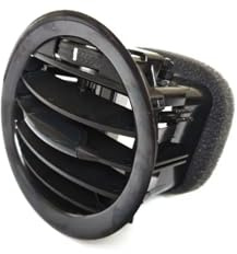 Armaturenbrett-gitter Für Opel Für ADAM Für CORSA D Für MK3 Für Vauxhall 13417363 2201099 Chrom/Schwarz A/C Air Vent Abdeckung Outlet Grille(Schwarz)
