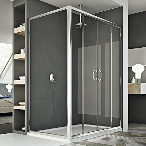 Cabine Douche 90x150 CM H185 transparent modèle Replay Duo 2 Portillons