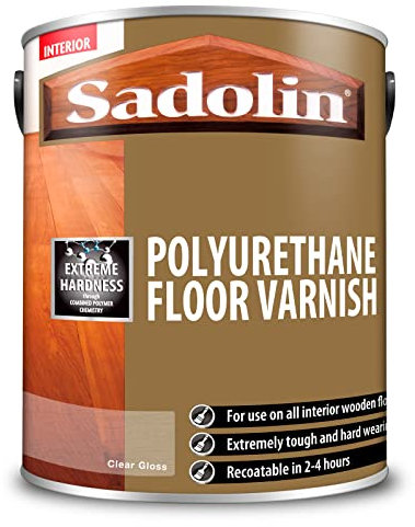 Sadolin Polyurethane Floor Varnish 5 litre Gloss