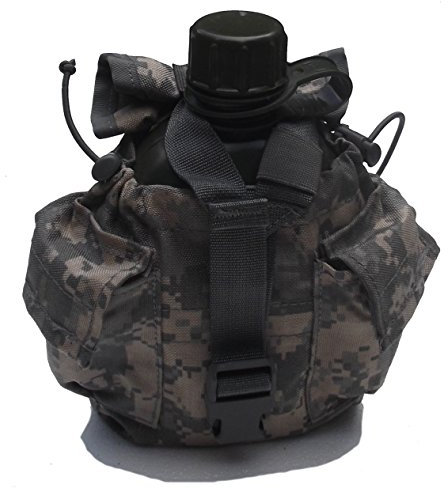 Diverse Feldflasche mit US Army Flaschentasche at-Digital, Kocher und passendem Feldflaschenbecher im Set
