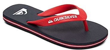 Quiksilver Jungen Molokai Youth Sandale, Blue Red Blue, 35 EU