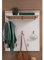 möbelando Garderobenpaneel Wandgarderobe Garderobe Hängegarderobe Flurmöbel Jillana II Pinie hell/Artisan Eiche