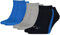 Puma Unisex Sneaker Socken, Marineblau/Grau/Blau, 35/38 (3er Pack)