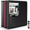 Dunwell Photo Album 8x10 Binder (Assorted Colors, 3-PK) - 8 x 10 Photo & Art Portfolio Presentation Book, Each Shows 48 Pages, Professional Photo Book for 8x10 Pictures, Portraits, Artwork, Keepsake