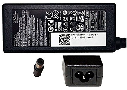 AC Adapter 65W Inspiron 15 7000 PA12 Laptop Notebook Battery Charger Power Supply Adaptor PSU Block Shape 19V 3.34A Pin 7.4mm x 5.0mm + UK Power Cord