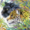 20 Servietten Wilde Raubtiere | Dschungel | Urwald | Leopard | Panther 33x33cm