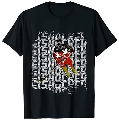 Eishockey Spieler Deutschland deutscher Eishockeyspieler T-Shirt