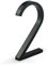 HASWARE Numero Civico Galleggiante Da 5 Pollici (12cm): Numeri Di Porta Moderni - Segnaletica Per L'Ufficio Postale Stradale (Nero Migliorato, 2)