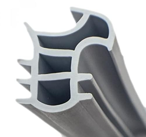 Stahlzargendichtung I 5m I Farbe Weiß, Schwarz oder Grau ► Dichtung Türe ► Innentürdichtung ► Ersatzdichtung Novoferm kompatibel ► Wohnungstürdichtung ► Langlebig und wartungsfrei (schwarz)